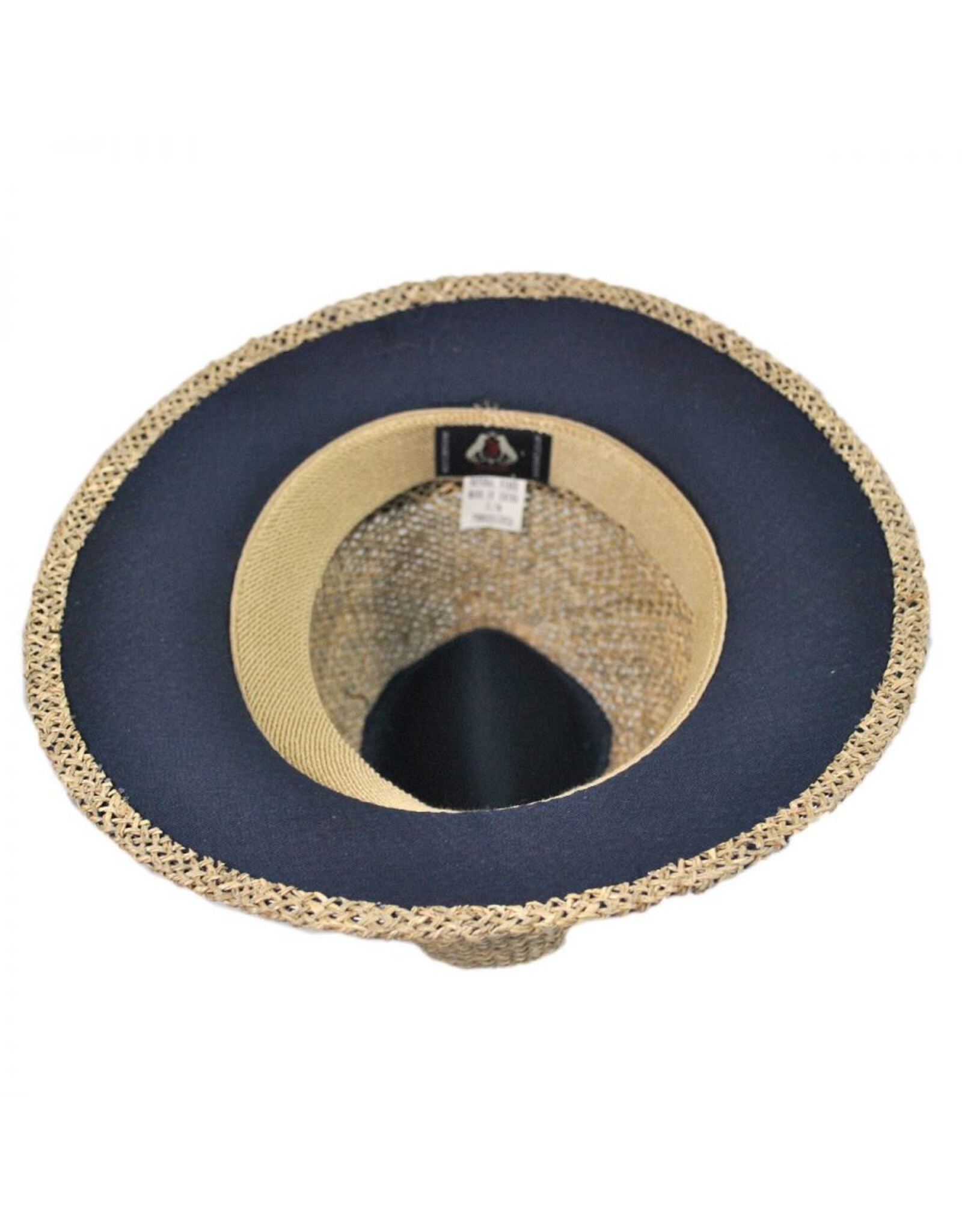 Jaxon Hats, Inc. Md/L Seagrass Straw Safari Fedora Hat