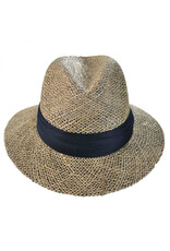 Jaxon Hats, Inc. L/XL Seagrass Straw Safari Fedora Hat