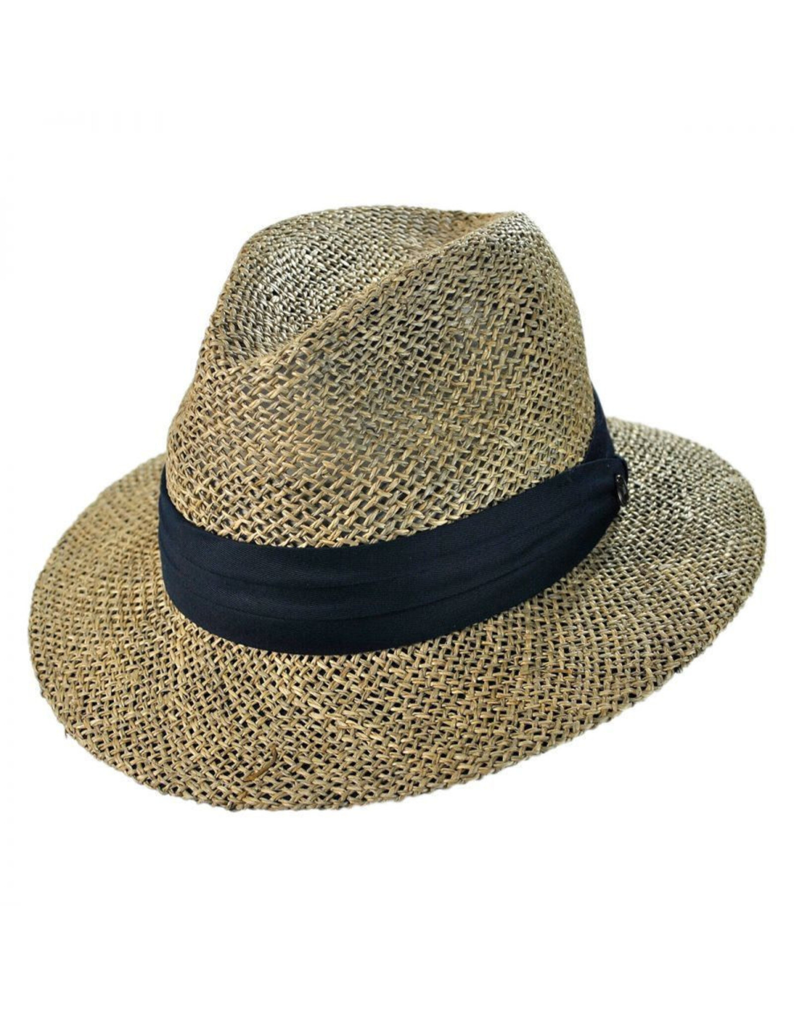 Jaxon Hats, Inc. L/XL Seagrass Straw Safari Fedora Hat