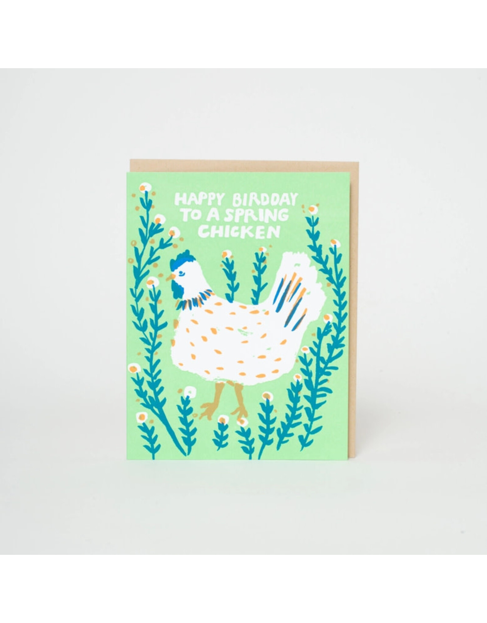 Egg Press Spring Chicken A2 Notecard