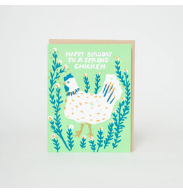 Egg Press Spring Chicken A2 Notecard