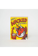 Hello!Lucky Wicked Birthday Devil A2 Notecard