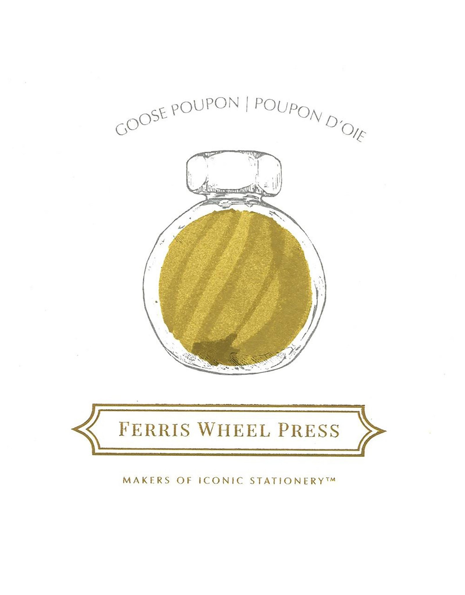 Ferris Wheel Press 85ml Goose Poupon Ink Bottle