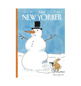 The New Yorker Snowman & Bunny Christmas Notecard