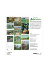 Pomegranate Gardens of the Impressionists 2025 Wall Calendar