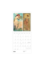 Pomegranate Alphonse Mucha 2025 Wall Calendar