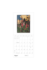 Pomegranate Arts & Crafts Block Prints by William S. Rice 2025 Wall Calendar