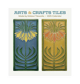 Pomegranate Arts & Crafts Tiles: Made by Motawi Tileworks 2025 Wall Calendar