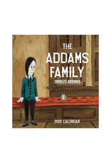 Pomegranate Charles Addams: The Addams Family 2025 Wall Calendar