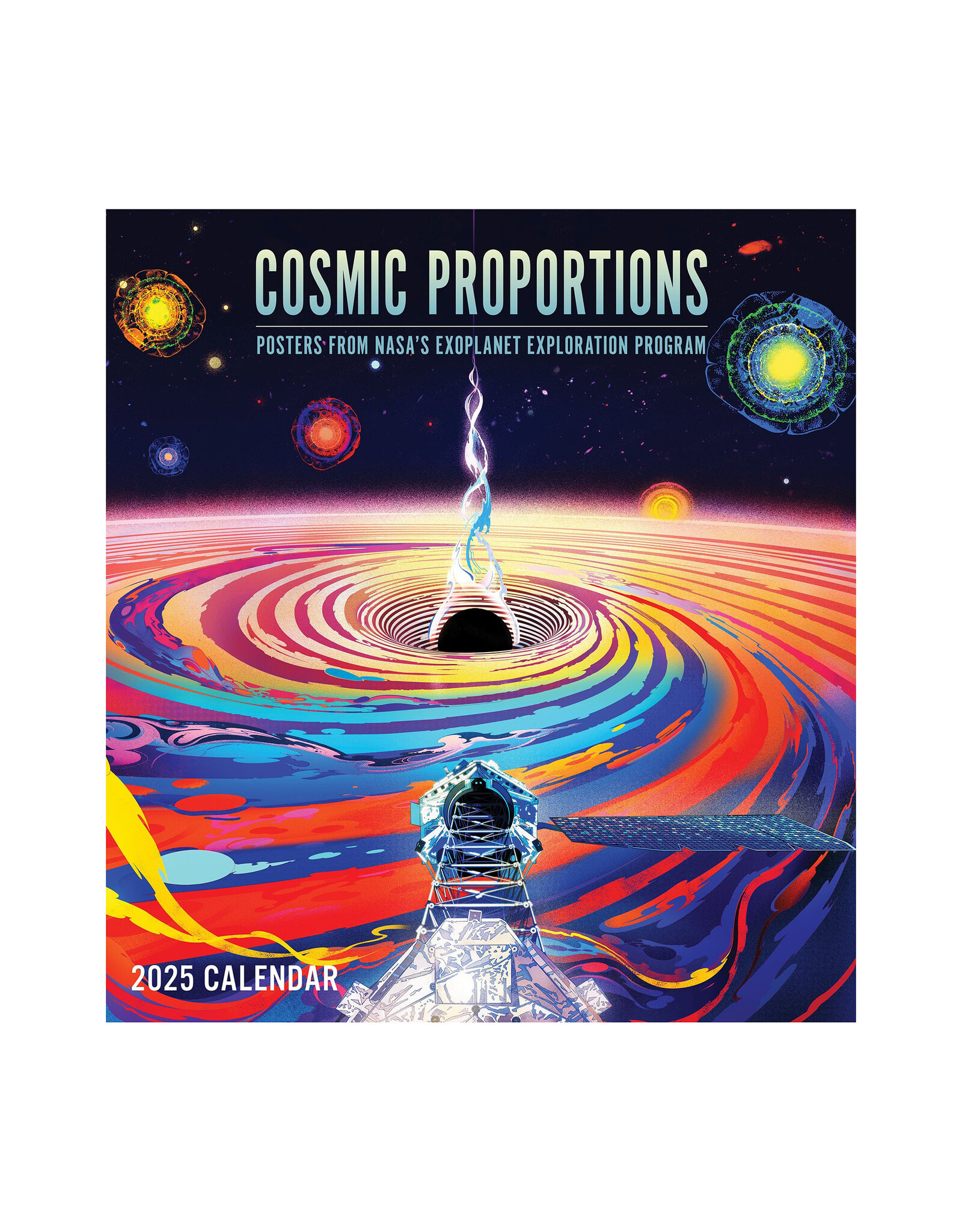 Pomegranate Cosmic Proportions: Posters from NASA's Exoplanet Exploration Program 2025 Wall Calendar