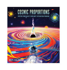 Pomegranate Cosmic Proportions: Posters from NASA's Exoplanet Exploration Program 2025 Wall Calendar