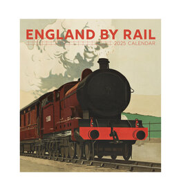 Pomegranate England by Rail 2025 Wall Calendar