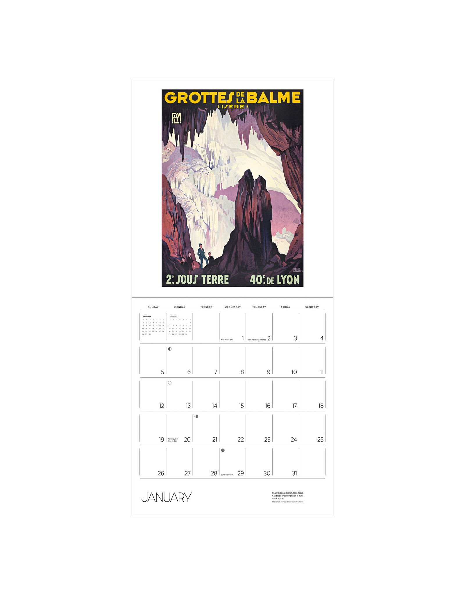 Pomegranate France: Vintage Travel Posters 2025 Wall Calendar