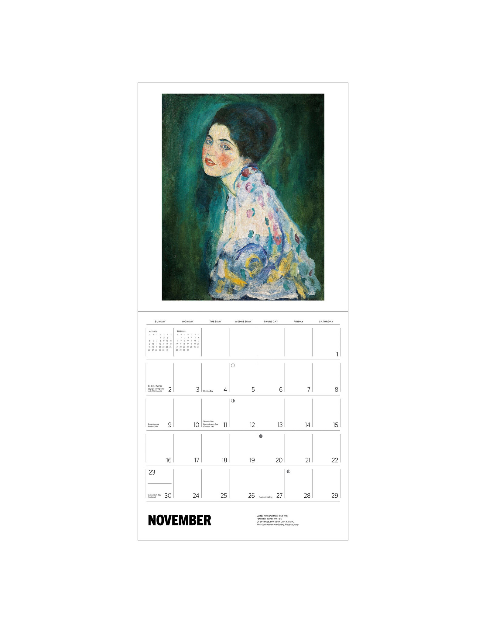 Pomegranate Gustav Klimt 2025 Wall Calendar