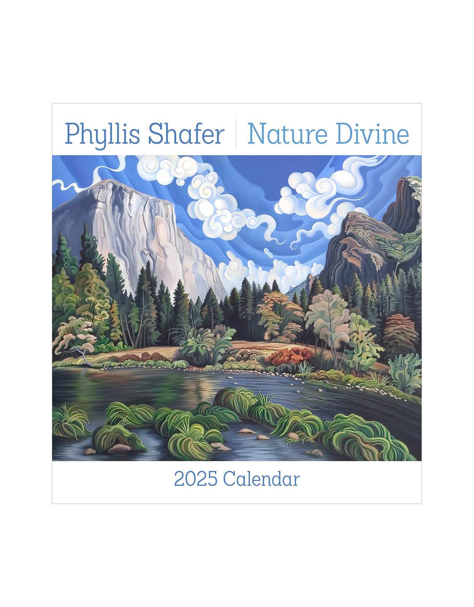 Pomegranate Phyllis Shafer: Nature Divine 2025 Wall Calendar