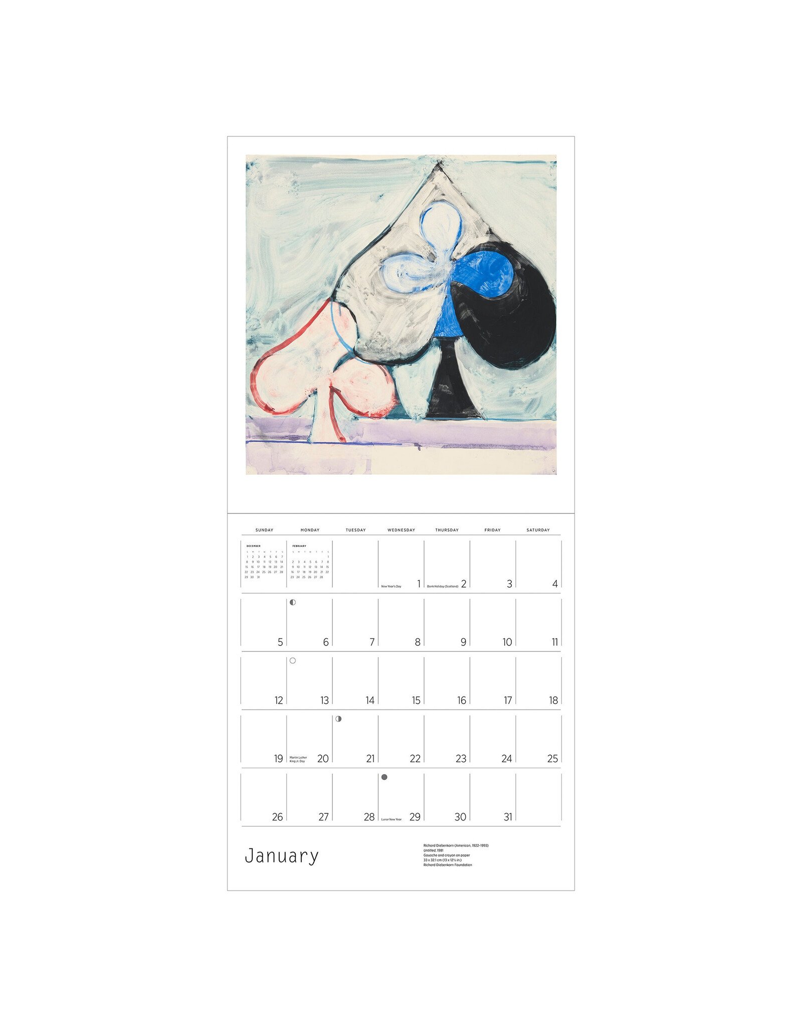 Pomegranate Richard Diebenkorn: Ocean Park 2025 Wall Calendar