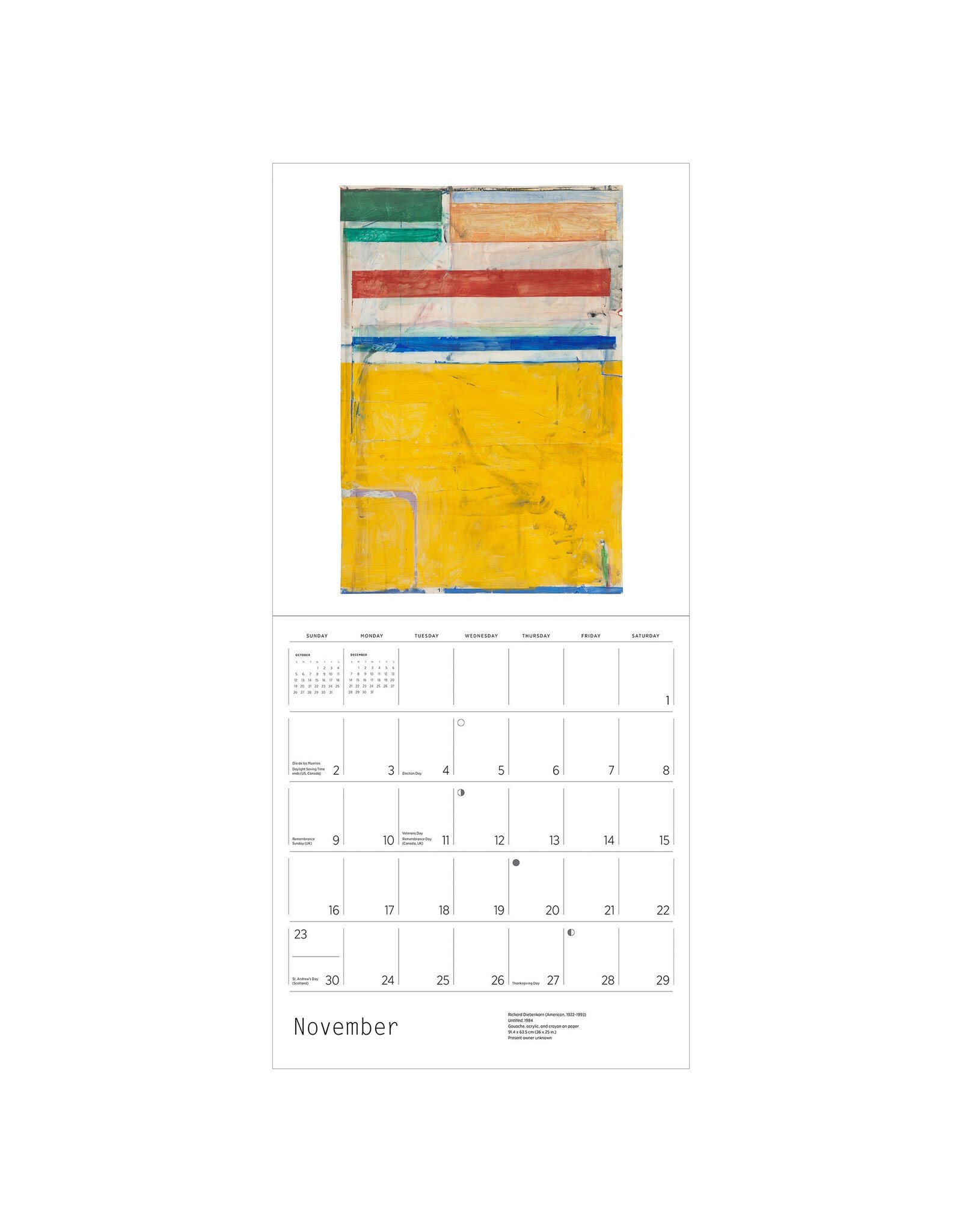 Pomegranate Richard Diebenkorn: Ocean Park 2025 Wall Calendar