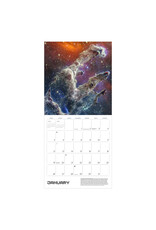 Pomegranate Space: Views from the Hubble and James Webb Telescopes 2025 Wall Calendar