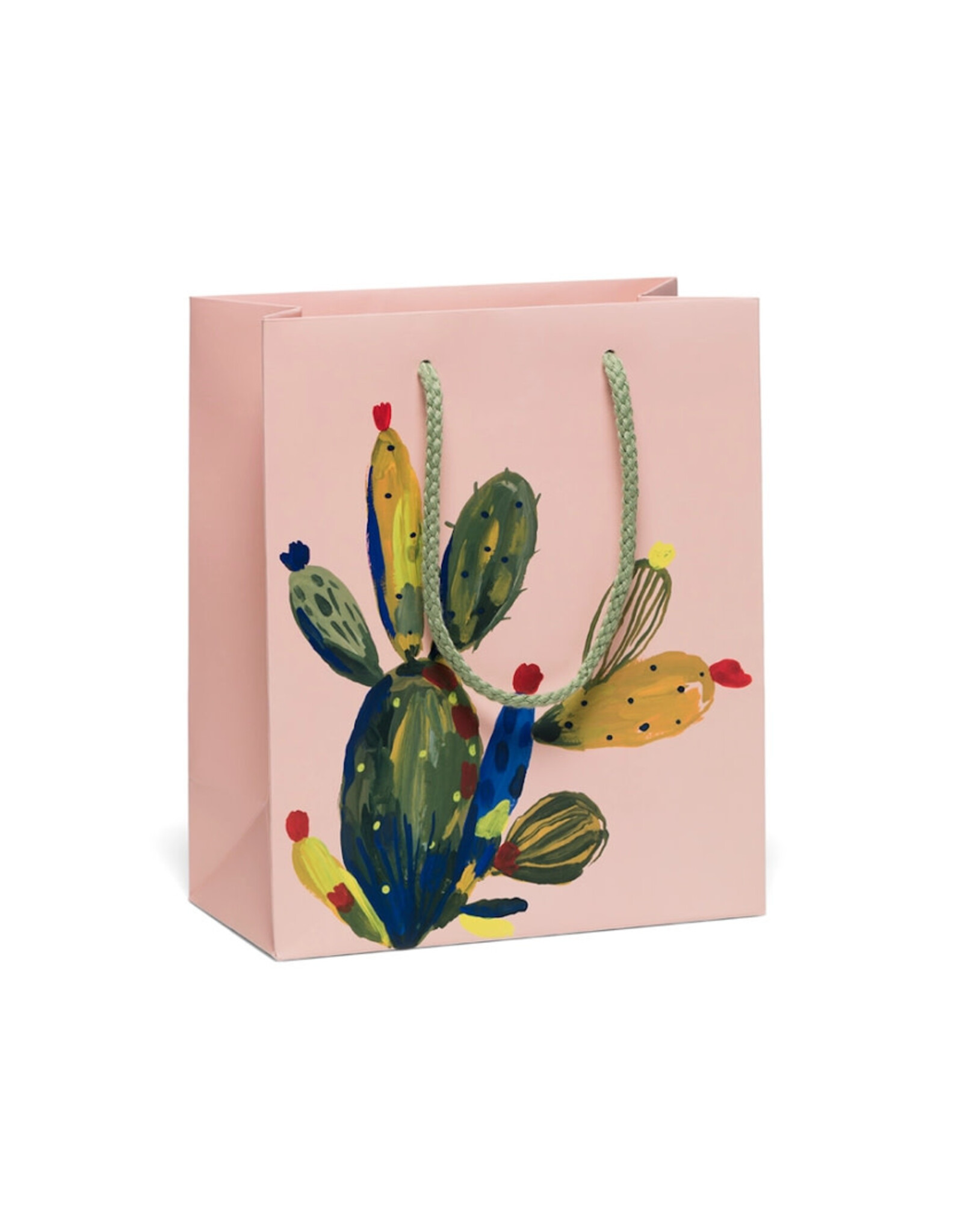 Red Cap Cards Medium Cactus Rose Gift Bag