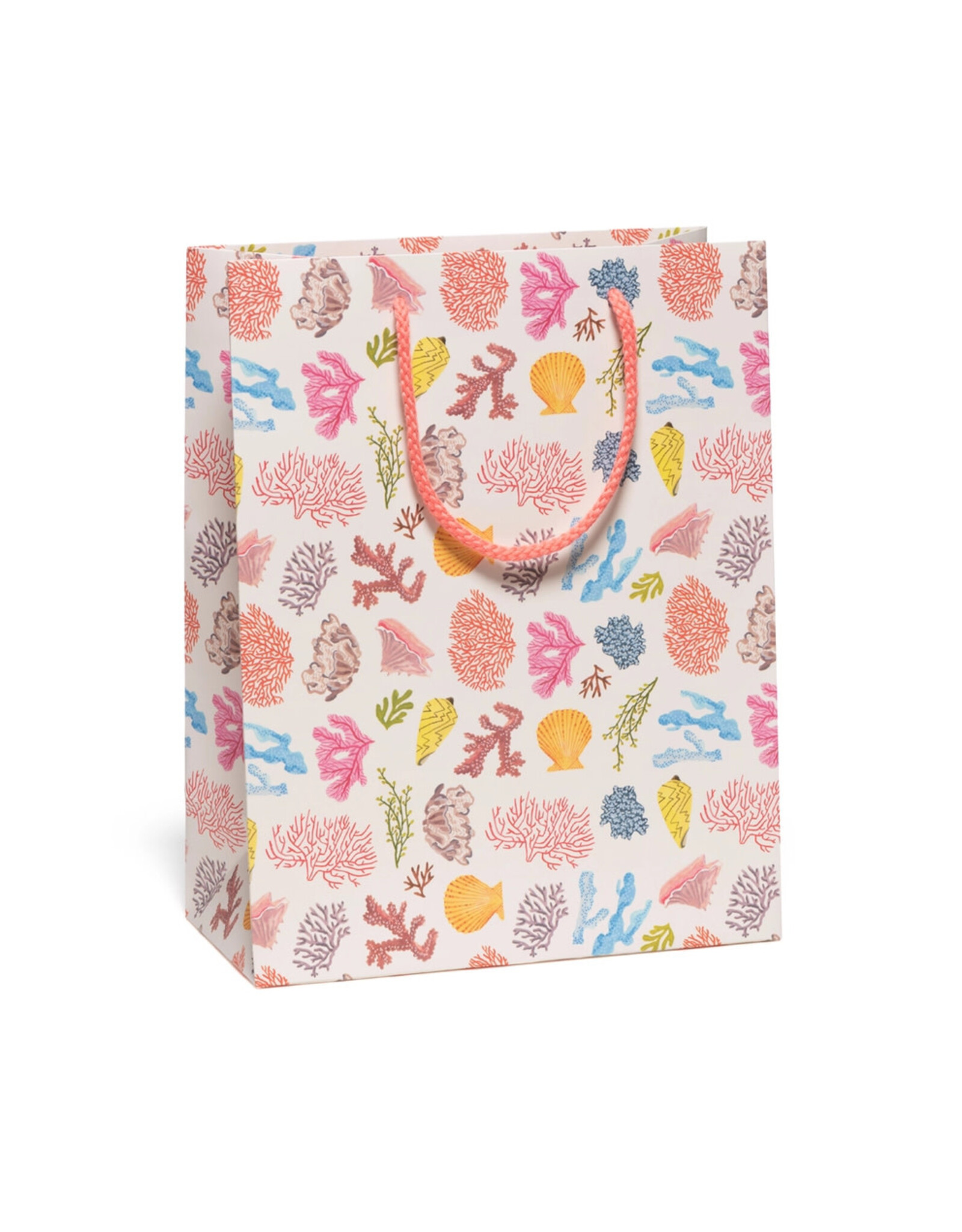 Red Cap Cards Large Corals Gift Bag
