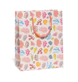 Red Cap Cards Large Corals Gift Bag  KRL2384 BGL