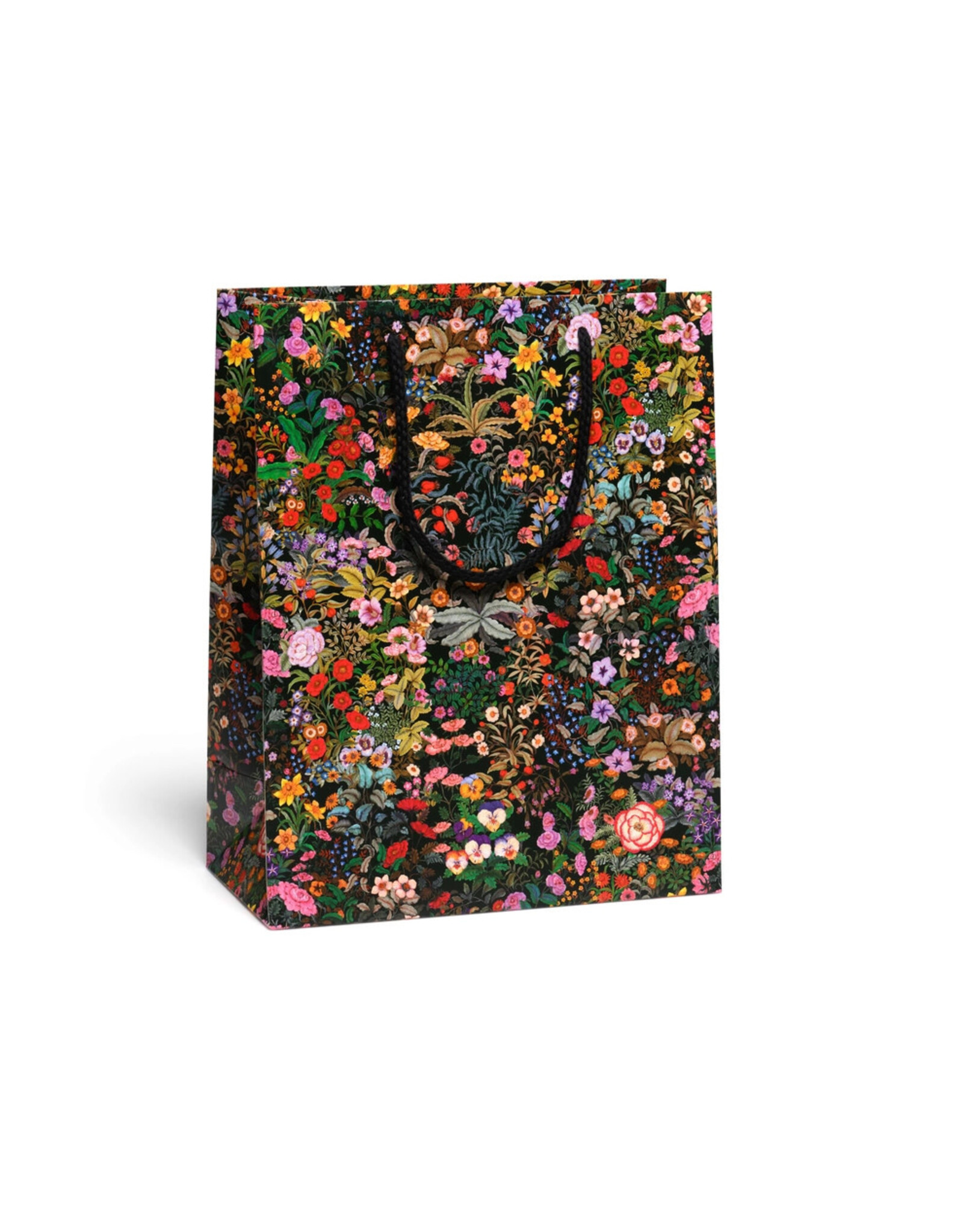 Red Cap Cards Large Meadow Black Gift Bag