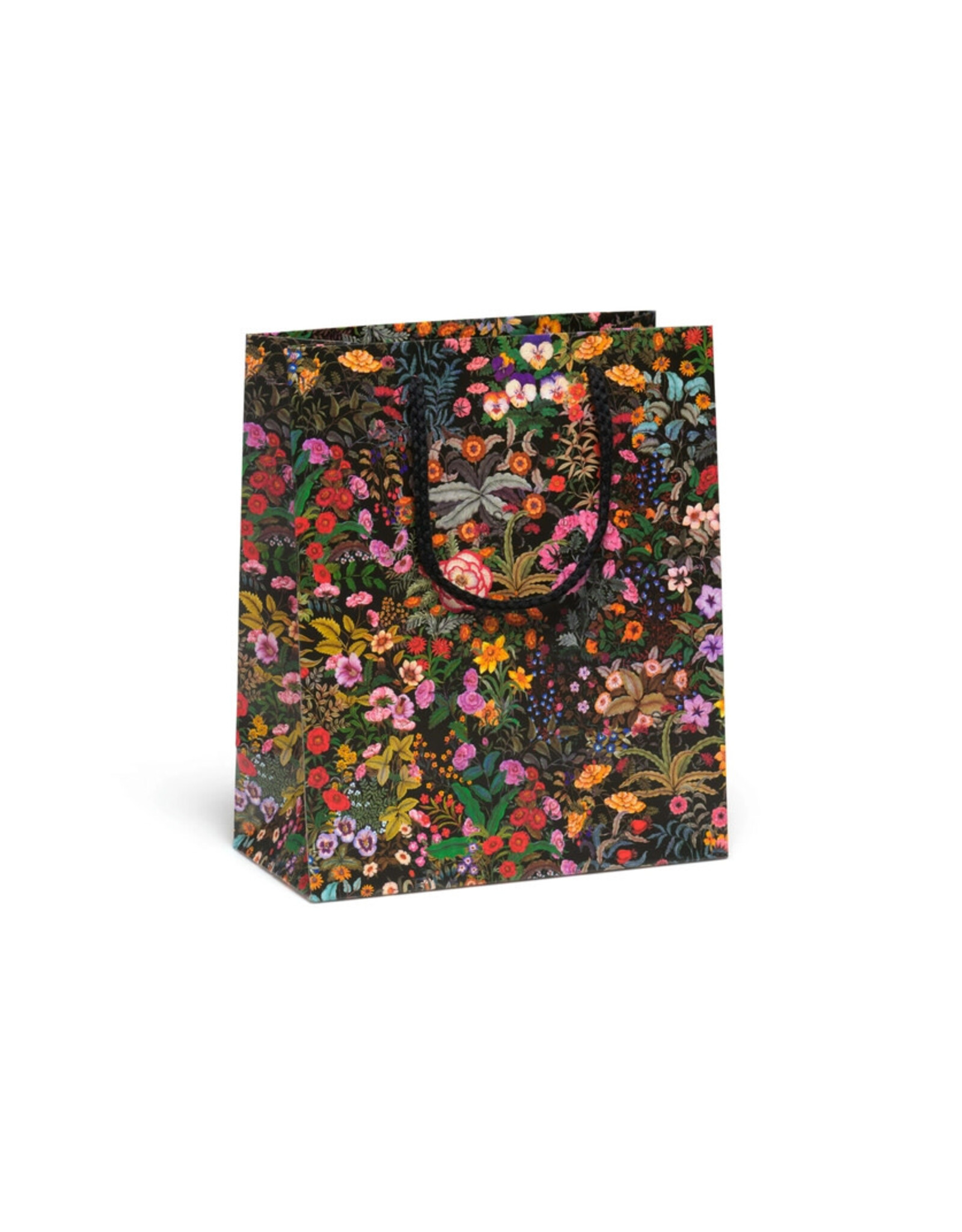 Red Cap Cards Medium Meadow Black Gift Bag