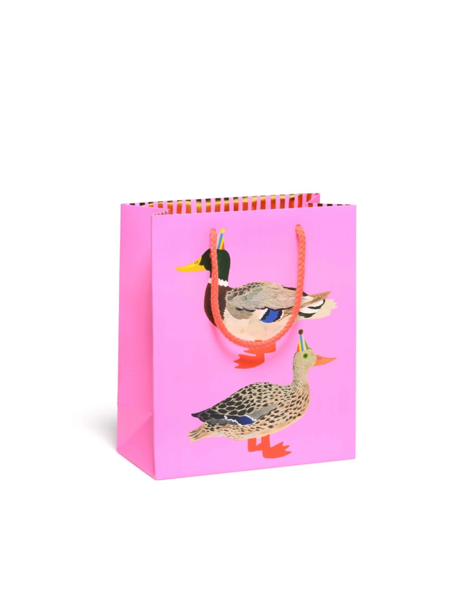 Red Cap Cards Medium Quacky Birthday Gift Bag