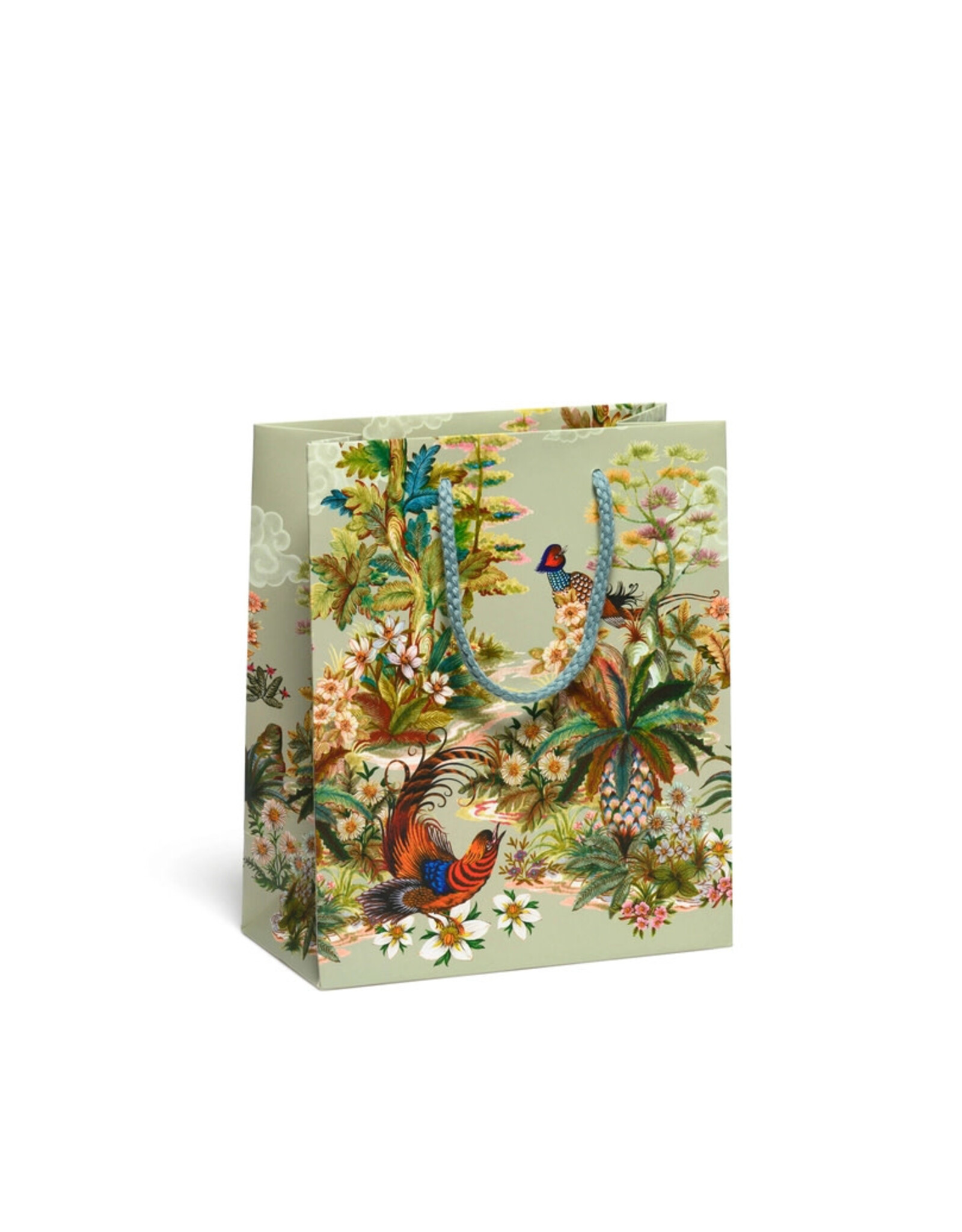 Red Cap Cards Medium Quail Garden Gift Bag