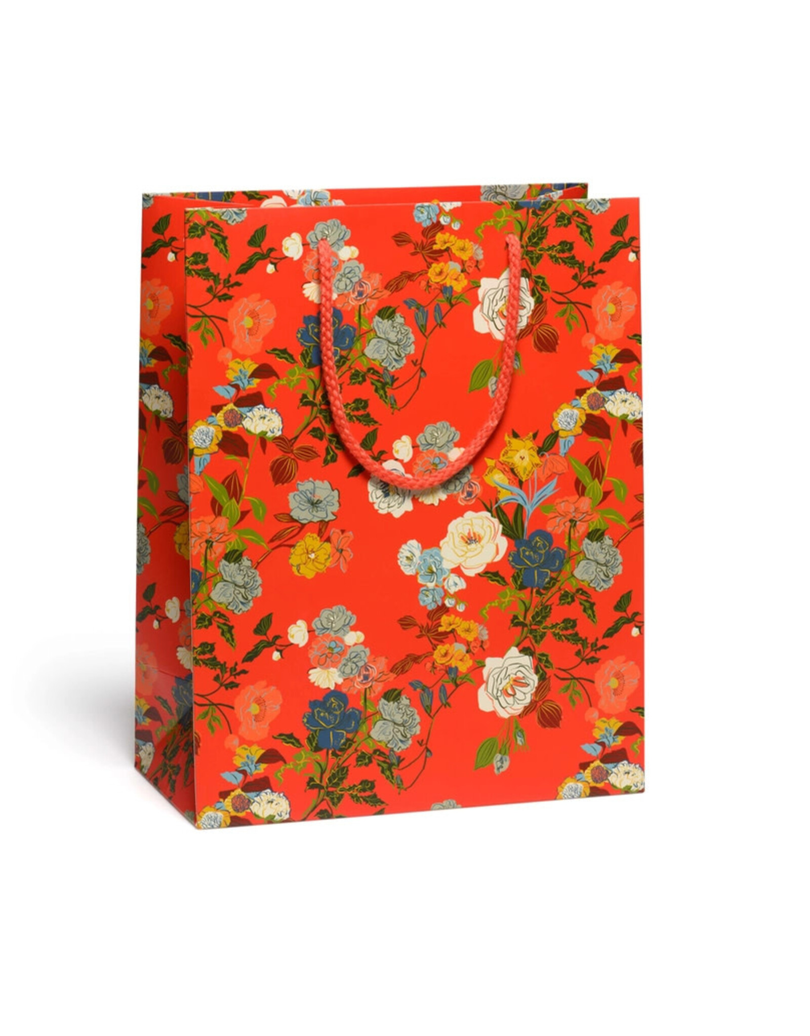 Red Cap Cards Large Rose Garden Gift Bag