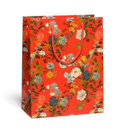 Red Cap Cards Large Rose Garden Gift Bag