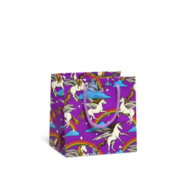 Red Cap Cards Small Unicorn Queen Gift Bag