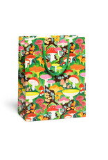 Red Cap Cards Large Woodland Mushrooms Gift Bag