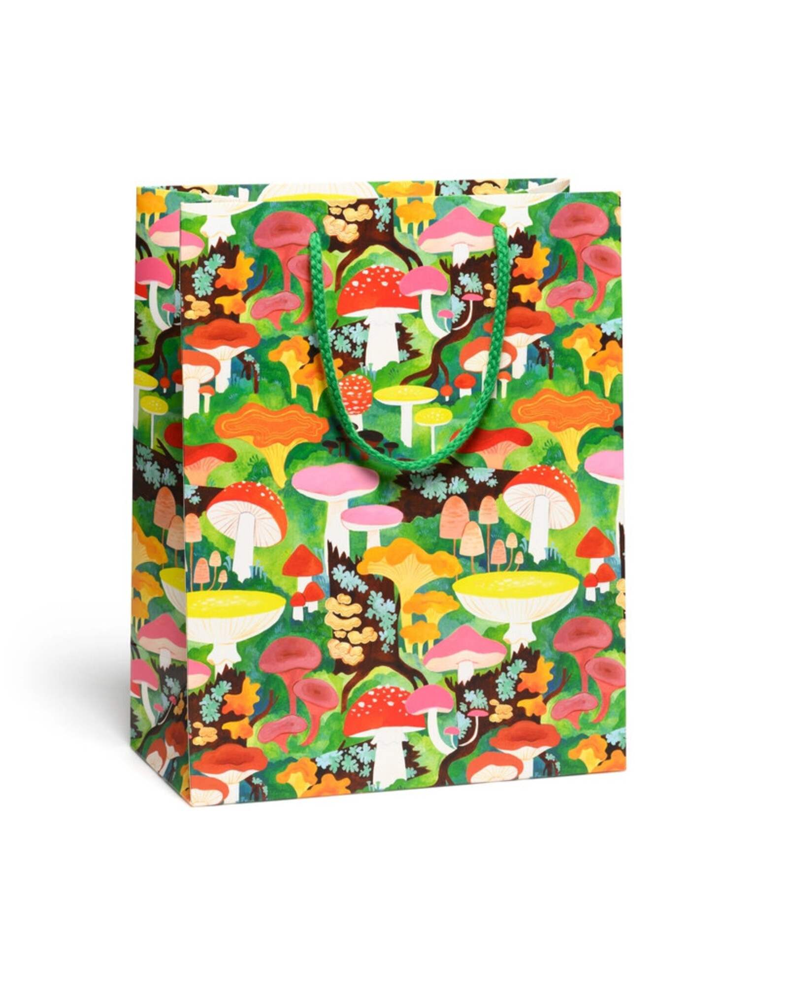 Red Cap Cards Large Woodland Mushrooms Gift Bag