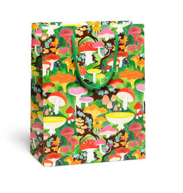 Red Cap Cards Large Woodland Mushrooms Gift Bag