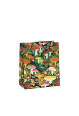 Red Cap Cards Medium Woodland Mushrooms Gift Bag