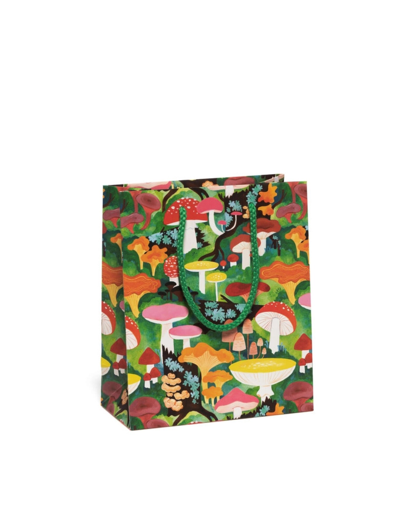 Red Cap Cards Medium Woodland Mushrooms Gift Bag