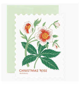 Botanica Paper Co. Christmas Rose Die-Cut Greeting Card