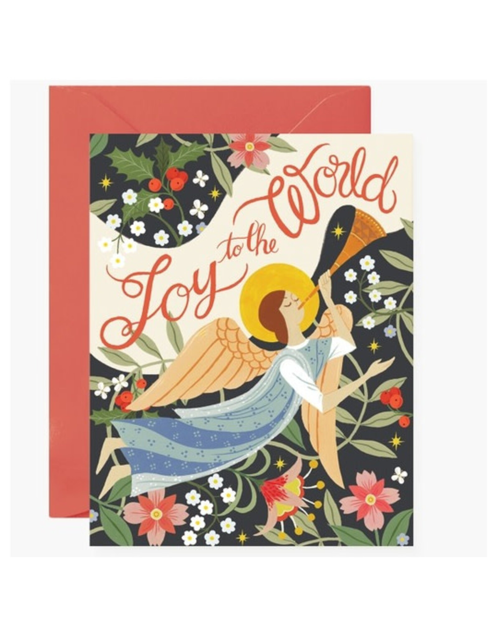 Botanica Paper Co. Joy to the World A2 Greeting Card