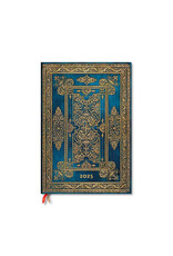 Paperblanks Blue Luxe Grande 2025 Weekly Vertical 12-Month Planner