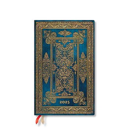 Paperblanks Blue Luxe Maxi 2025 Weekly Horizontal 12-Month Planner