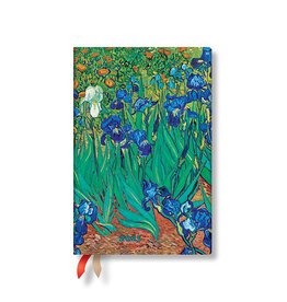 Paperblanks Van Gogh Irises Mini 2025 Weekly Horizontal 12-Month Planner