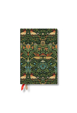 Paperblanks Morris Birds Mini 2025 Weekly Horizontal 12-Month Flexi Planner