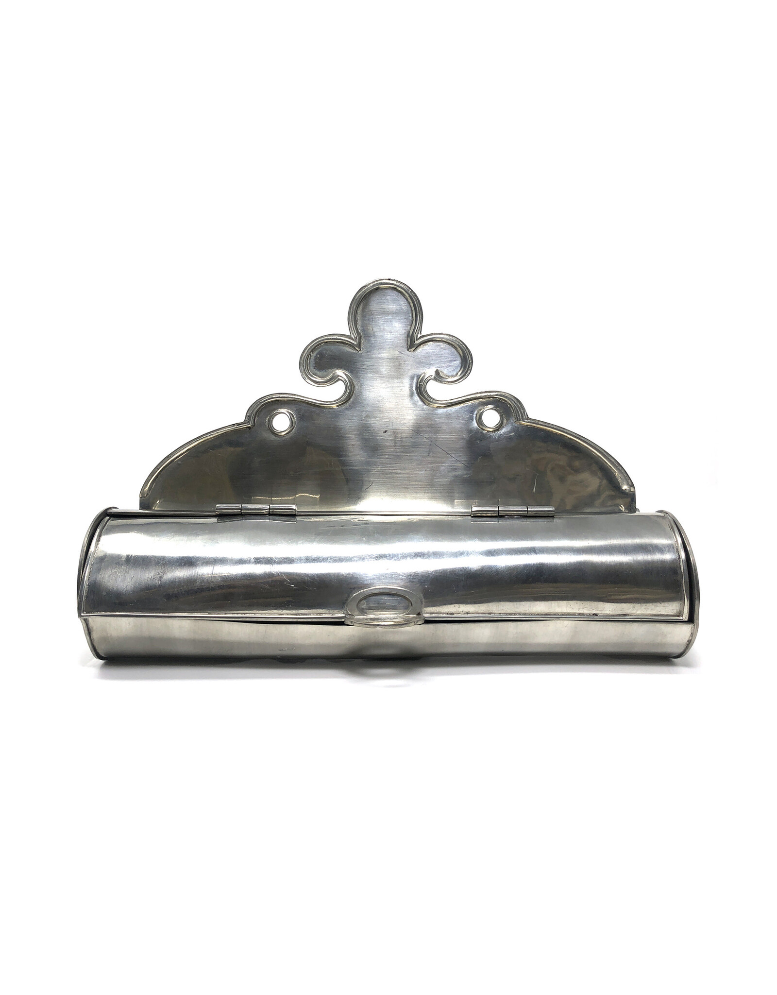 Pewter Wall-Hanging Candle Box