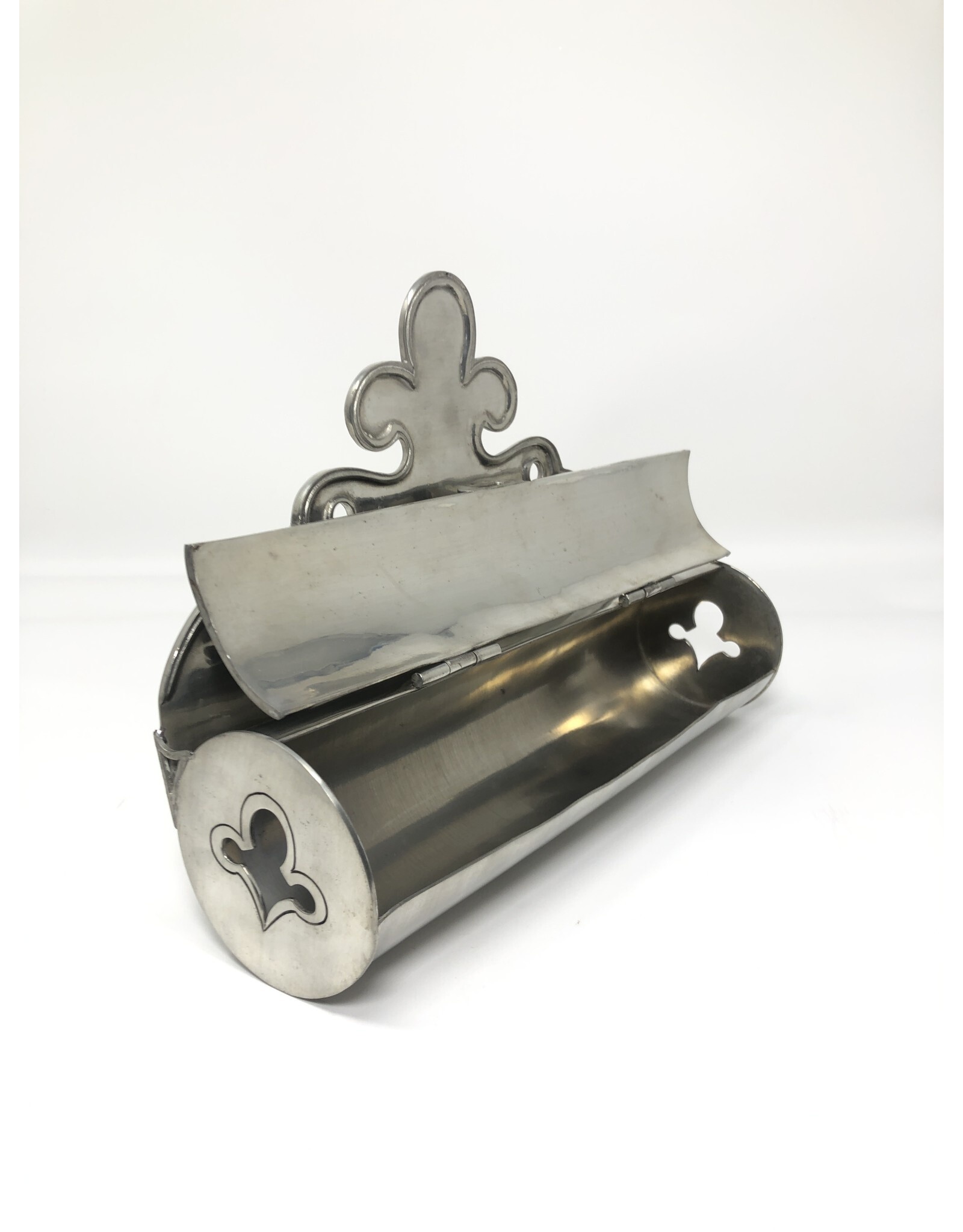 Pewter Wall-Hanging Candle Box