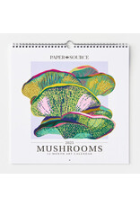 Paper Source 2025 Mushrooms Wall Calendar