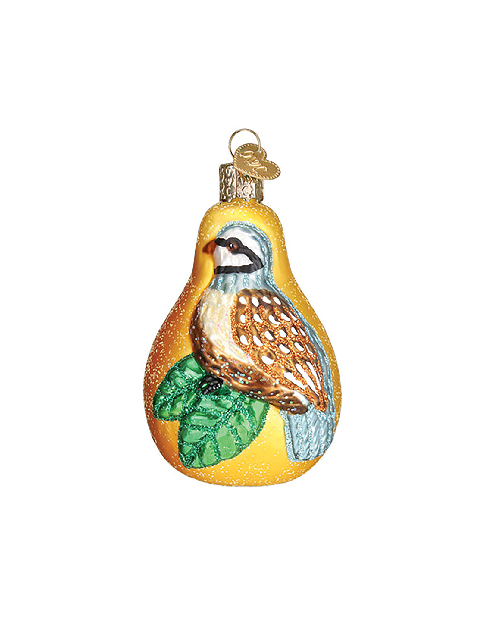 Old World Christmas Partridge in a Pear Ornament