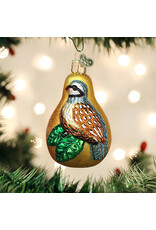 Old World Christmas Partridge in a Pear Ornament
