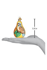 Old World Christmas Partridge in a Pear Ornament