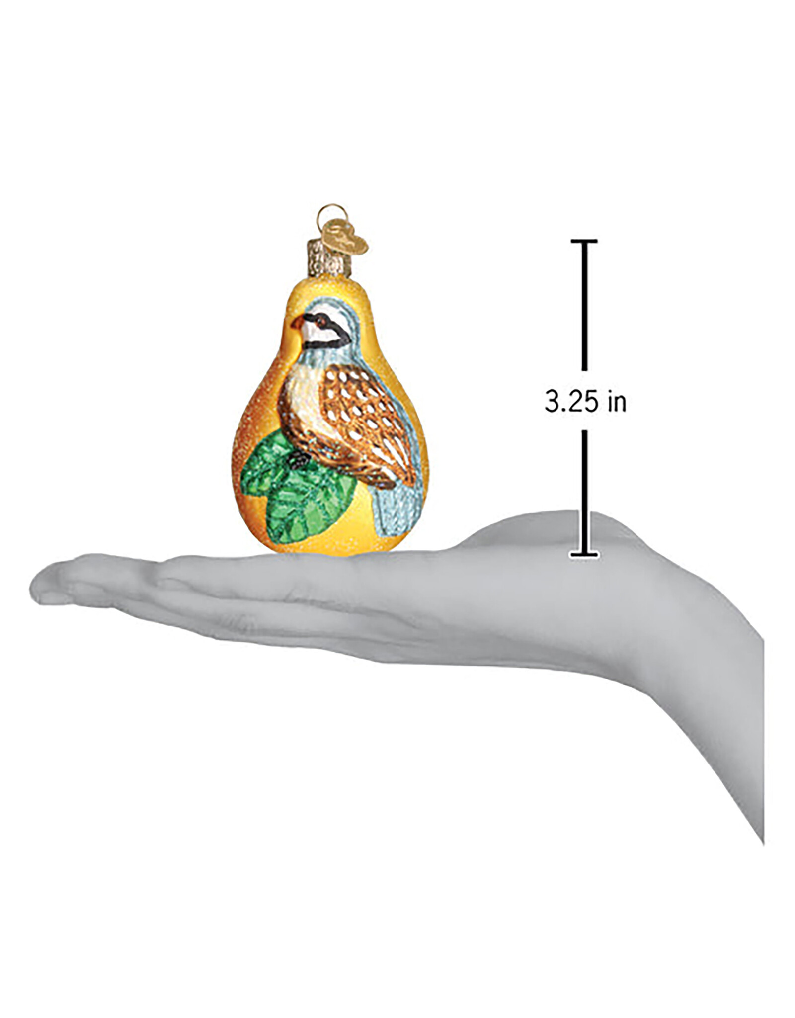 Old World Christmas Partridge in a Pear Ornament